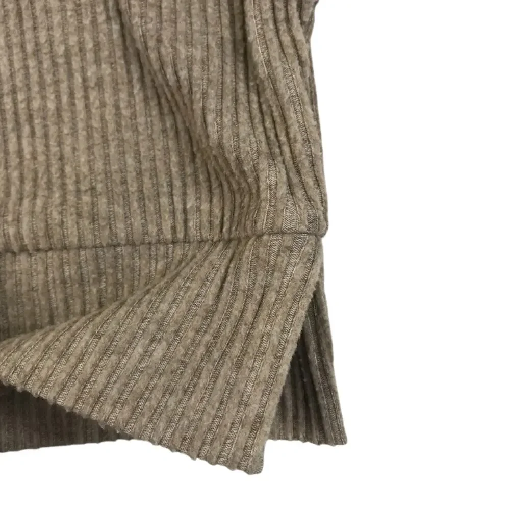 ALO YOGA Muse Ribbed Knit Cropp Hoodie Sz S Athletic Everyday Outdoor City Chic